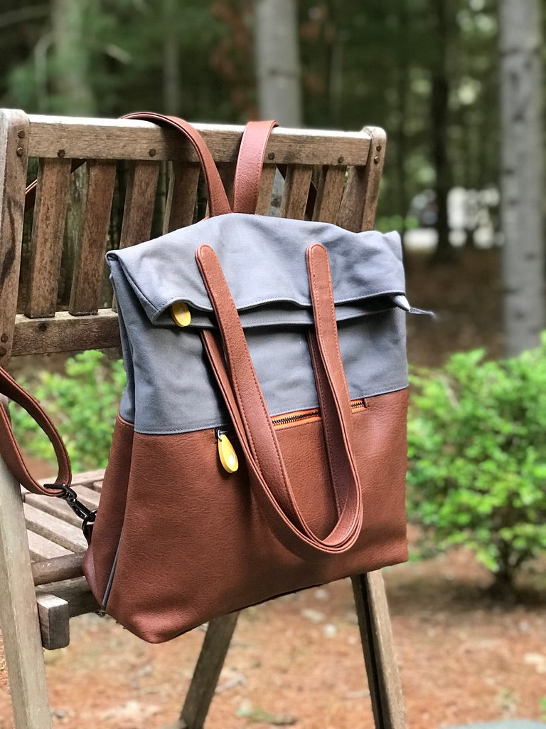 Backpack Tote with Luggage Sleeve