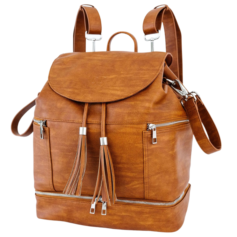 Journey Diaper Bag - Vintage Tan