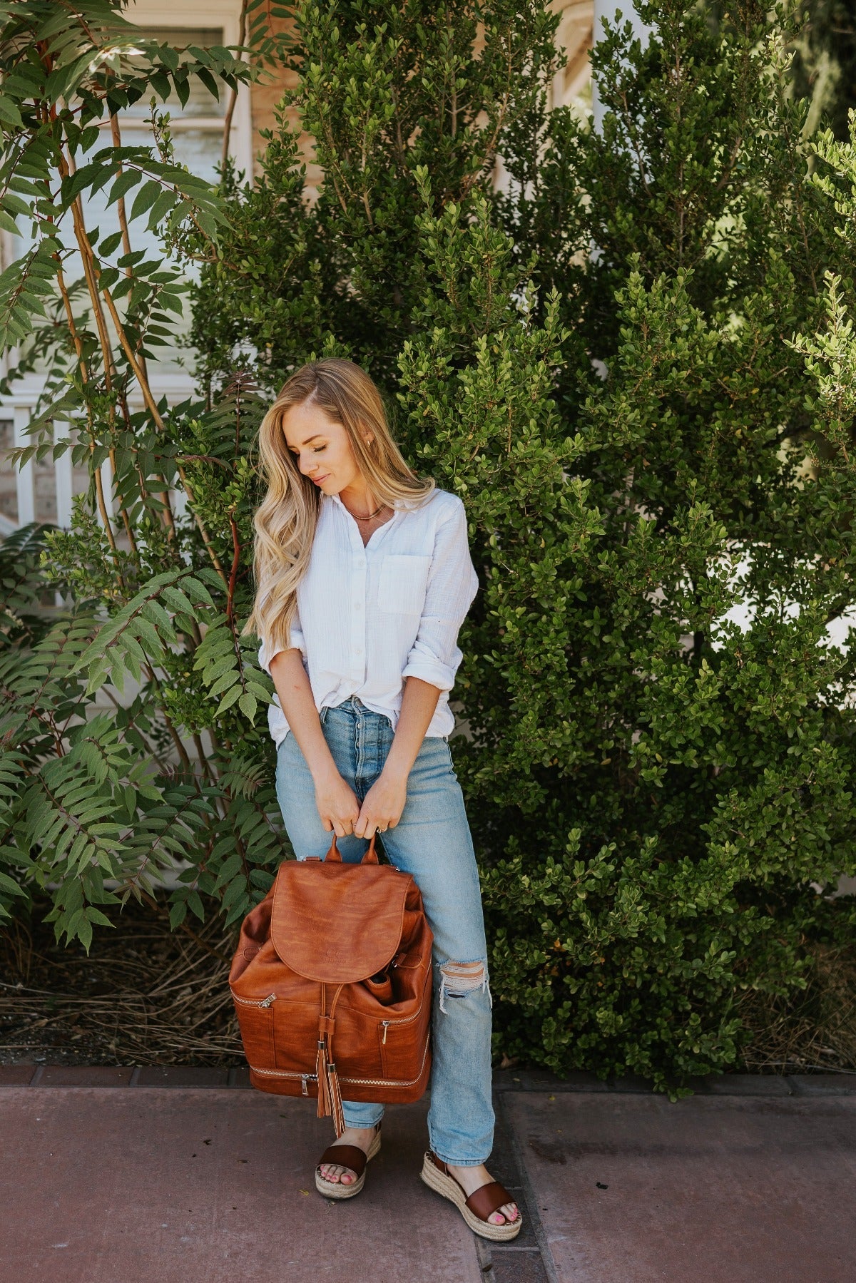 Journey Diaper Bag - Vintage Tan
