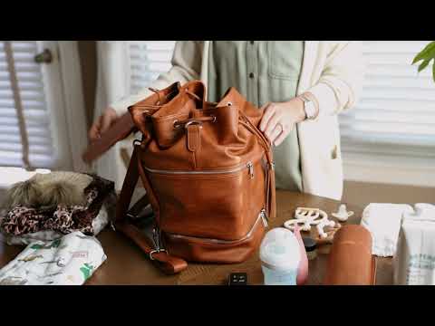 Journey Diaper Bag - Vintage Tan