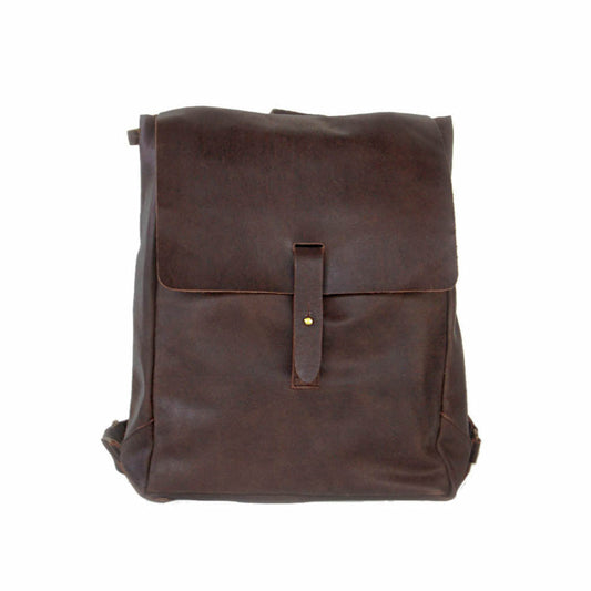Nubuck Leather Backpack Tote